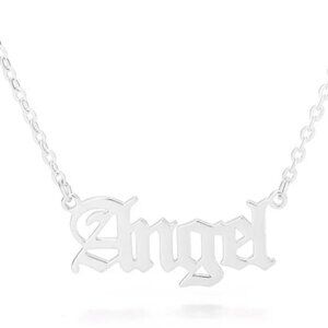 Angel Pendant Stainless Steel Necklace